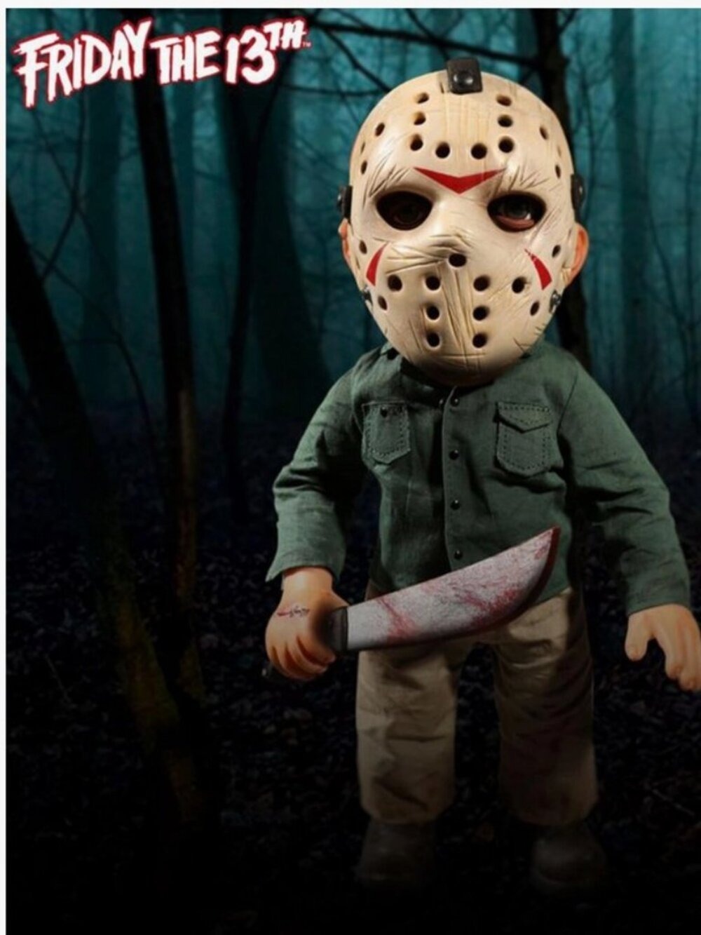 Mezco Friday the 13th Jason Voorhees 15" Mega Scale Doll Figure w/ Sound In Box - Picture 8 of 9